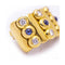 Boucles d'oreilles Boucles d’oreilles - Or jaune 18 ct, saphirs et diamants taille brillant 58 Facettes UKN102936EJ