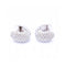 Boucles d'oreilles Boucles d’oreilles - Pavé de diamants en or blanc 18 kt 58 Facettes UKN102938EJ