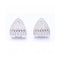 Boucles d'oreilles Triangle - Boucles d’oreilles en or blanc 18 ct et diamants 58 Facettes UKN102939EJ