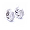 Boucles d'oreilles HEXAGON - Boucles d’oreilles en or blanc 18 ct et diamants 58 Facettes UKN102942EJ