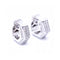 Boucles d'oreilles HEXAGON - Boucles d’oreilles en or blanc 18 ct et diamants 58 Facettes UKN102942EJ