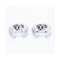 Boucles d'oreilles HEXAGON - Boucles d’oreilles en or blanc 18 ct et diamants 58 Facettes UKN102942EJ