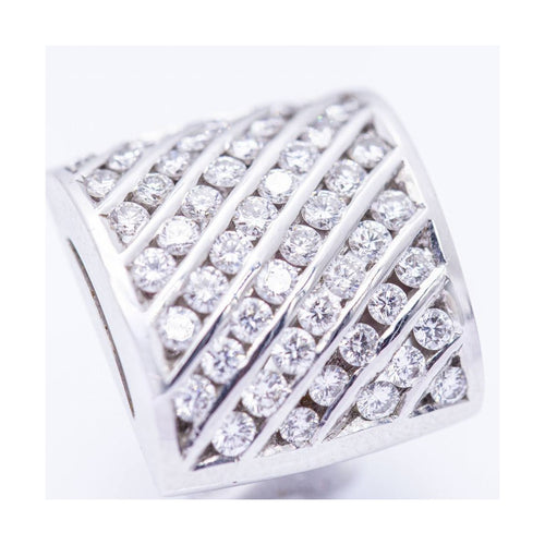 Boucles d'oreilles Boucles d’oreilles - Or blanc 18 ct et diamants taille brillant 58 Facettes UKN102944EJ
