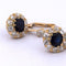 Boucles d'oreilles Boucles d’oreilles pendantes vintage - Or jaune 18 ct, saphirs et diamants 58 Facettes OR209 '(05519)