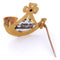 Broche Broche régimentaire KSLI en or jaune 18 ct et diamants 58 Facettes SP40 '(00019)