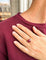 Bague 55 Bague en or rose avec rubis, grenats et diamants 58 Facettes