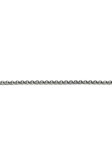 Collier Chopard - Chaîne maille forçat en or blanc 18 carats 58 Facettes 1716776