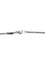 Collier Chopard - Chaîne maille forçat en or blanc 18 carats 58 Facettes 1716776