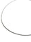 Collier Chopard - Chaîne maille forçat en or blanc 18 carats 58 Facettes 1716776