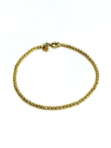 Bracelet Bracelet perlé en or jaune 18 carats 58 Facettes 1717142