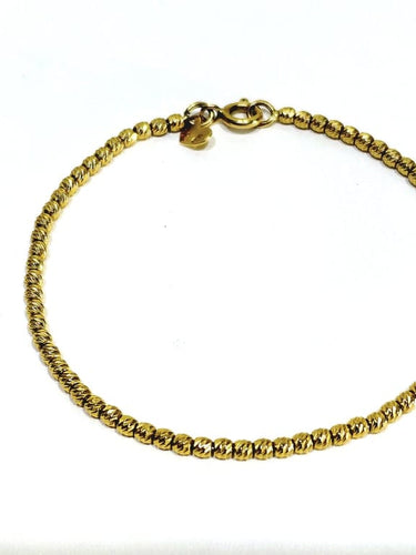 Bracelet Bracelet perlé en or jaune 18 carats 58 Facettes 1717142