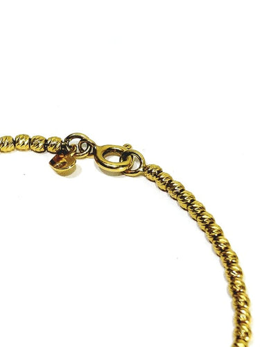 Bracelet Bracelet perlé en or jaune 18 carats 58 Facettes 1717142