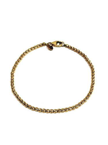 Bracelet Bracelet perles en or rose 18 carats 58 Facettes 1717158