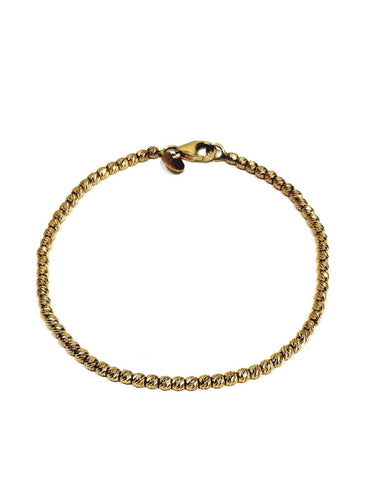 Bracelet Bracelet perles en or rose 18 carats 58 Facettes 1717158