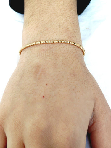 Bracelet Bracelet perles en or rose 18 carats 58 Facettes 1717158