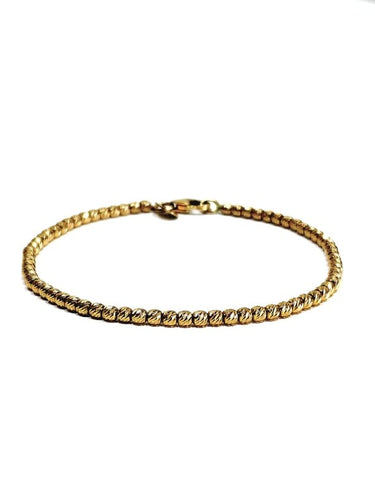 Bracelet Bracelet perles en or rose 18 carats 58 Facettes 1717158