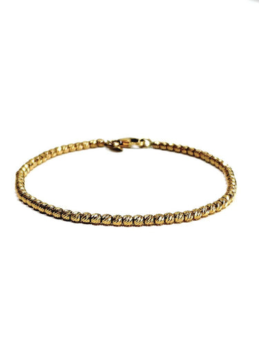 Bracelet Bracelet perles en or rose 18 carats 58 Facettes 1717158