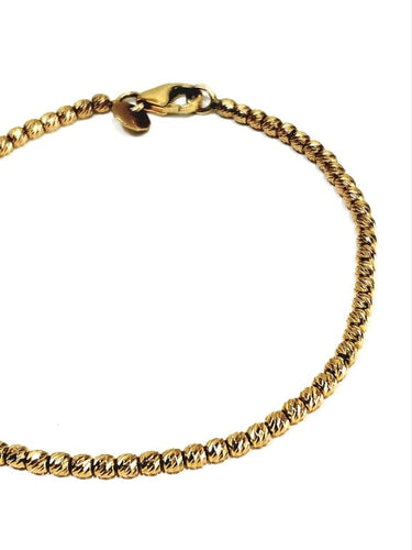 Bracelet Bracelet perles en or rose 18 carats 58 Facettes 1717158