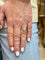 Bague 52 Solitaire - Bague en or jaune et blanc 18 carats sertie de diamants 58 Facettes 90847-ac12743