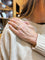 Bague 52 Solitaire - Bague en or jaune et blanc 18 carats sertie de diamants 58 Facettes 90847-ac12743