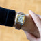 Montre Cartier Panthère - Montre medium en acier et lunette en or jaune 58 Facettes 1
