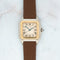 Montre Cartier Panthère - Montre medium en acier et lunette en or jaune 58 Facettes 1