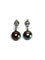 Boucles d'oreilles Boucles d’oreilles pendantes en or blanc avec perles de Tahiti et diamants 58 Facettes 1717203