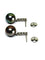 Boucles d'oreilles Boucles d’oreilles pendantes en or blanc avec perles de Tahiti et diamants 58 Facettes 1717203
