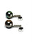 Boucles d'oreilles Boucles d’oreilles pendantes en or blanc avec perles de Tahiti et diamants 58 Facettes 1717203