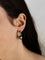 Boucles d'oreilles Boucles d’oreilles pendantes en or blanc avec perles de Tahiti et diamants 58 Facettes 1717203