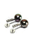 Boucles d'oreilles Boucles d’oreilles pendantes en or blanc avec perles de Tahiti et diamants 58 Facettes 1717203