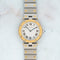 Montre Cartier Santos Vendôme - Montre quartz LM acier et or 58 Facettes 1