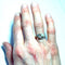 Bague 55.5 Bague Toi et Moi en or jaune et platine, diamant et perle fine 58 Facettes 006