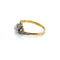 Bague 55.5 Bague Toi et Moi en or jaune et platine, diamant et perle fine 58 Facettes 006
