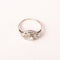 Bague 52 Art déco - Bague octogonale en or gris 18K, platine et diamants 58 Facettes LMB-251
