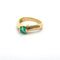 Bague 57 Bague haute joaillerie en or jaune 18 carats, émeraude et diamants 58 Facettes 50425