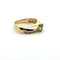 Bague 57 Bague haute joaillerie en or jaune 18 carats, émeraude et diamants 58 Facettes 50425
