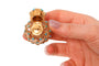 Flacon de parfum victorien français en or orné d'un treillis turquoise, vers 1860 58 Facettes 26050-0271