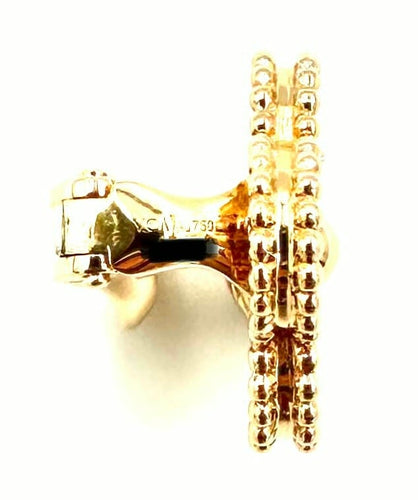 Boucles d'oreilles Van Cleef & Arpels Vintage Alhambra - Boucles d’oreilles en or rose 18K 58 Facettes VCA boucles