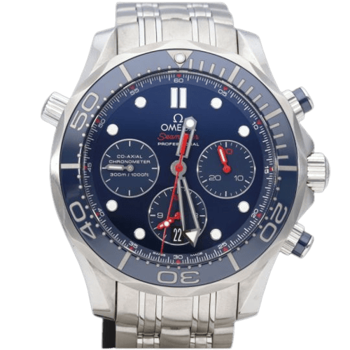 Montre Omega Seamaster Diver 300M - Montre chronographe automatique en acier 58 Facettes MT45464