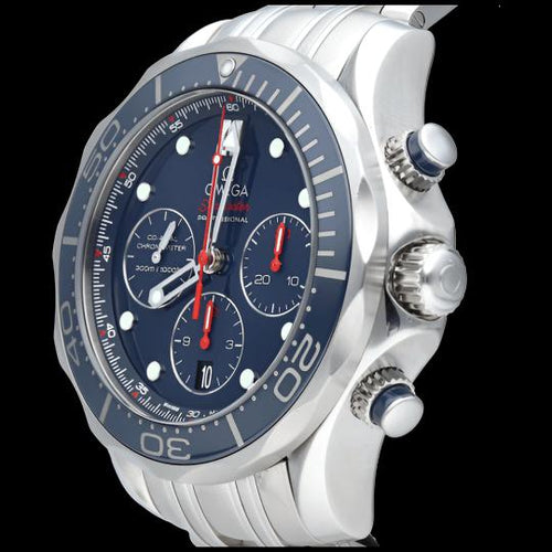 Montre Omega Seamaster Diver 300M - Montre chronographe automatique en acier 58 Facettes MT45464