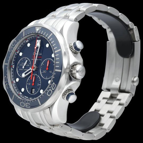 Montre Omega Seamaster Diver 300M - Montre chronographe automatique en acier 58 Facettes MT45464
