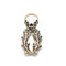 Pendentif Palmes Académiques - Pendentif en or 18k et argent, diamants et rubis 58 Facettes 241