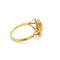 Bague 55 Bague néo-romantique à l’aigue-marine en or jaune 18k 58 Facettes 243