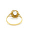 Bague 55 Bague néo-romantique à l’aigue-marine en or jaune 18k 58 Facettes 243