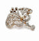 Pendentif Constantia - Broche-pendentif Art Nouveau en or jaune 18k, argent et diamants 58 Facettes 212