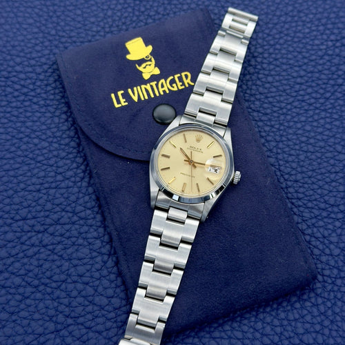 Montre Rolex Oysterdate Precision 6694 Champagne 58 Facettes 063