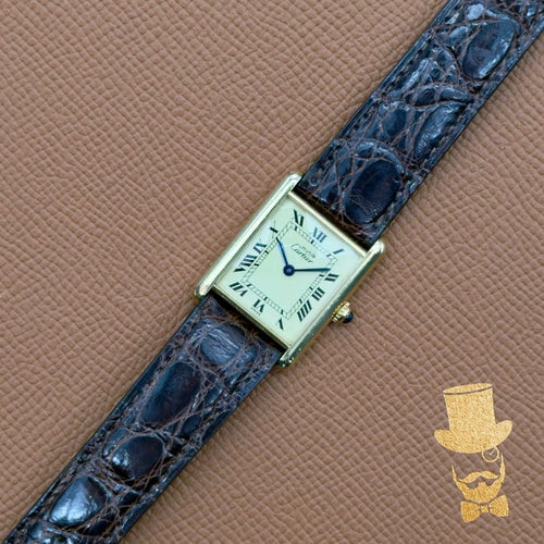 Montre Cartier Tank Must GM 58 Facettes 017