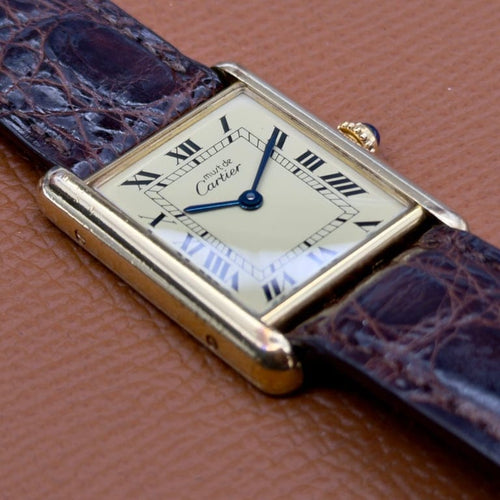 Montre Cartier Tank Must GM 58 Facettes 017