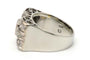 Bague 52 Bague Art déco sertie de diamants en or blanc 18 carats 58 Facettes B811